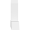 Ekena Millwork Portland Architectural Grade PVC Gable Bracket, 48"W x 24"H x 6"D x 6"F, 12/12 Pitch GBP048X24X0606POR00 - alternate 4